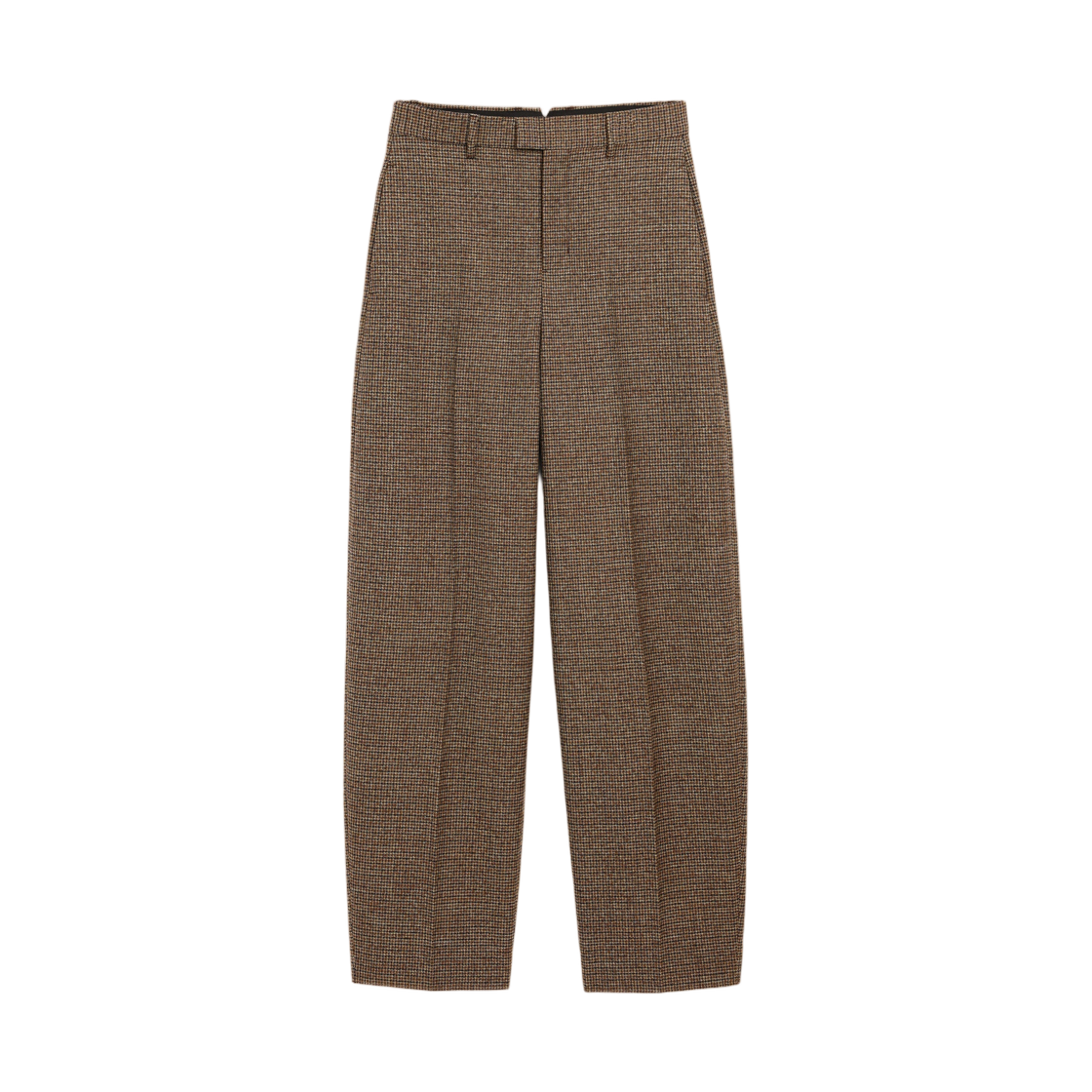 아미 브라운 하운드투스 벌룬 핏 울 트라우저 초콜릿 브라운 블랙(AMI Brown Houndstooth Balloon Fit Wool Trousers Chocolate Brown Black)