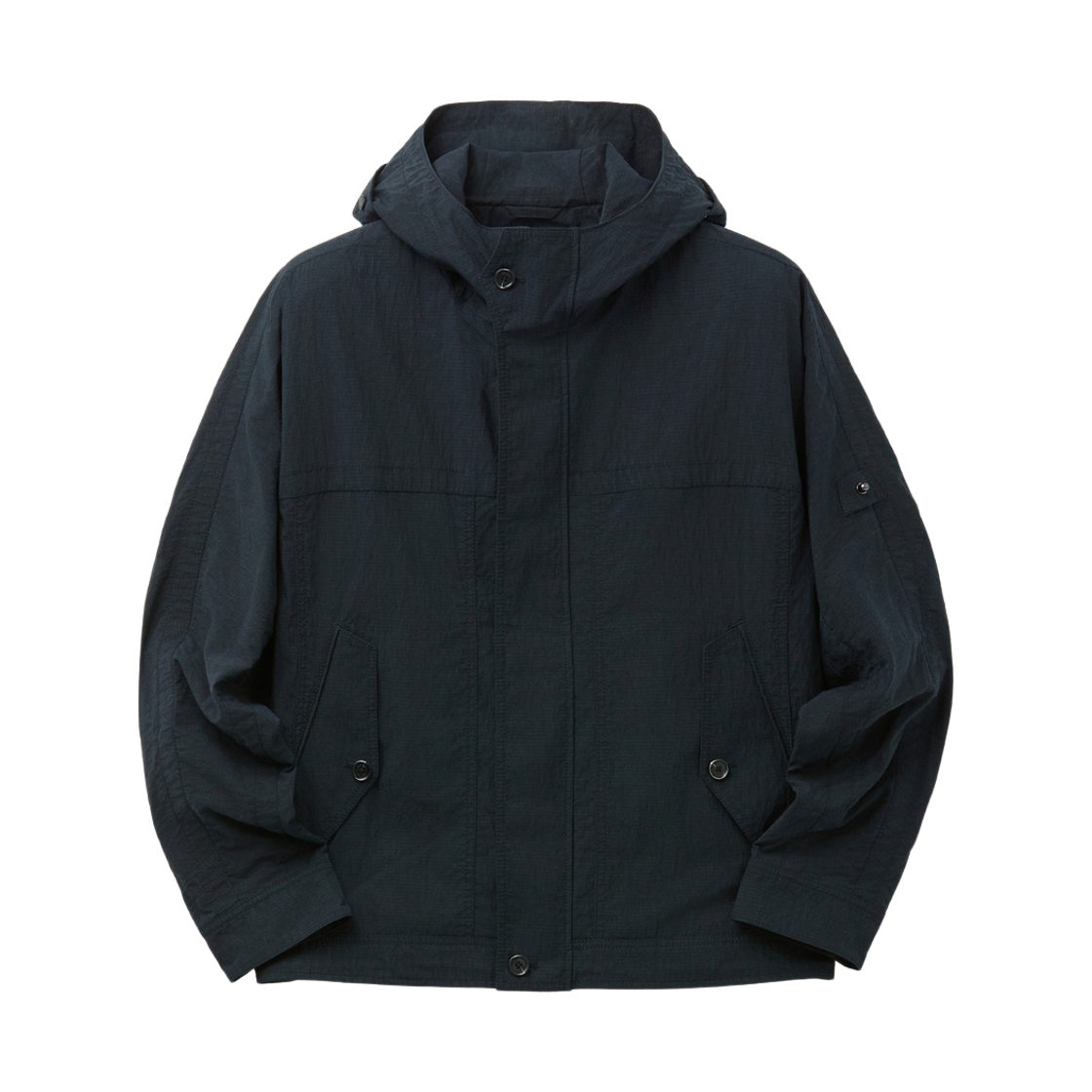 SAUAW26111NYD Series Set Up Mid-Length Hoodie Jumper Dark Navy