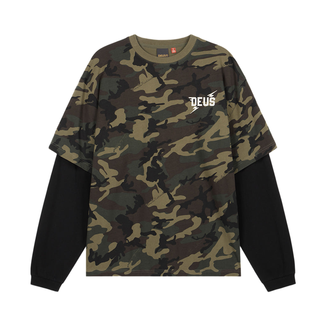 데우스 엑스 마키나 글로벌 스파크 레이어드 롱슬리브 티셔츠 카모(Deus Ex Machina Global Spark Layered L/S T-Shirt Camo) - 2