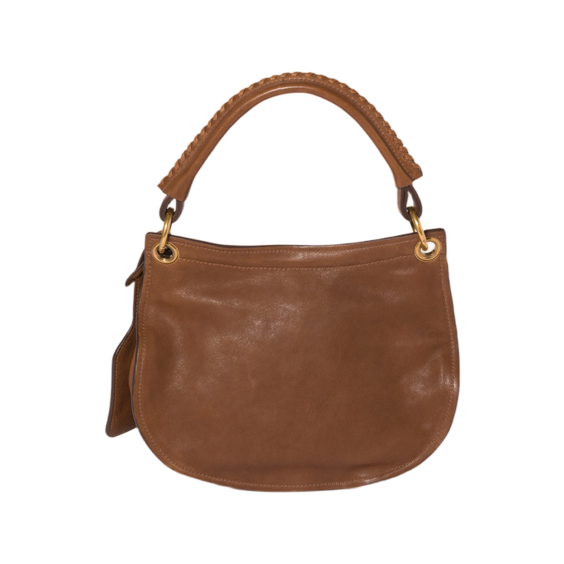 미우 미우 랑데부 나파 레더 백 오크(Miu Miu Rendez-Vous Nappa Leather Bag Oak) - 3