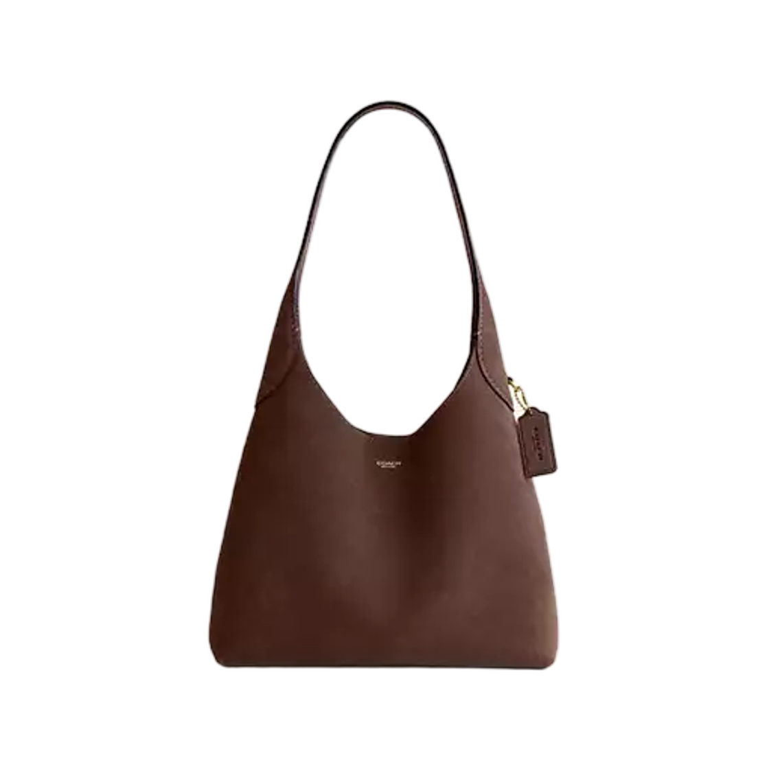 CW637-B4Z5D Coach Brooklyn Shoulder Bag 28 B4 Dark Chocolate