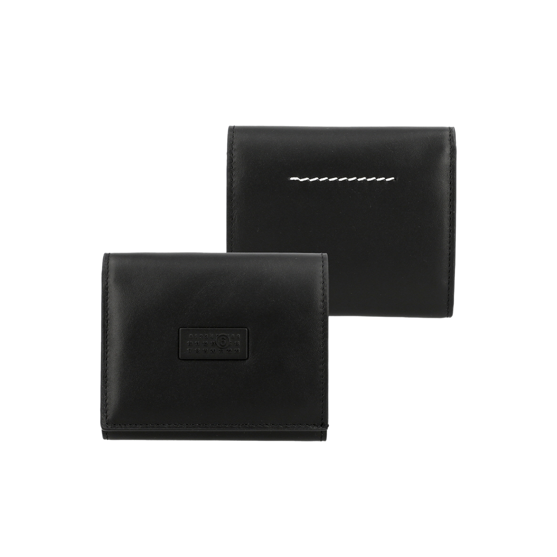SA6UI0030 P8622 T8013 [25% 쿠폰] MM6 Maison Margiela Numbers Logo Patch Wallet Black