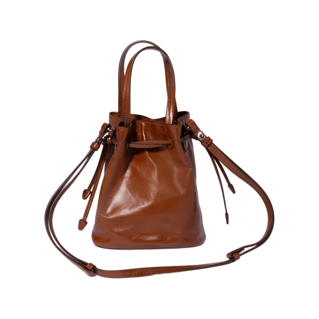 미우 미우 샤이니 레더 파우치 팔리샌더(Miu Miu Shiny Leather Pouch Palisander) - 3