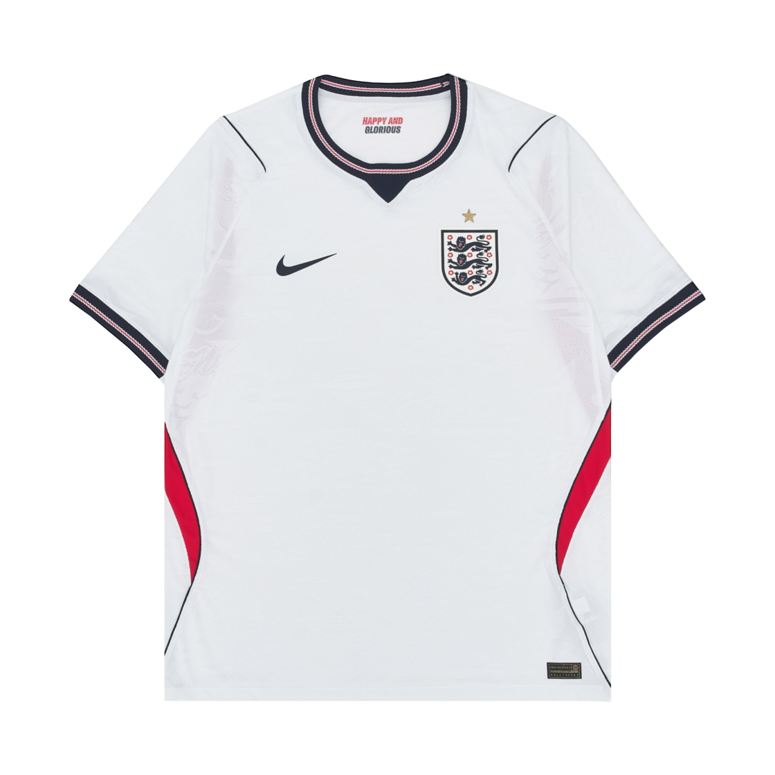 IB5153-100 Nike England National Team 2026 Match Home Aero-Fit Soccer Jersey White Speed Red (IB5153-100) (Non Marking Ver.)