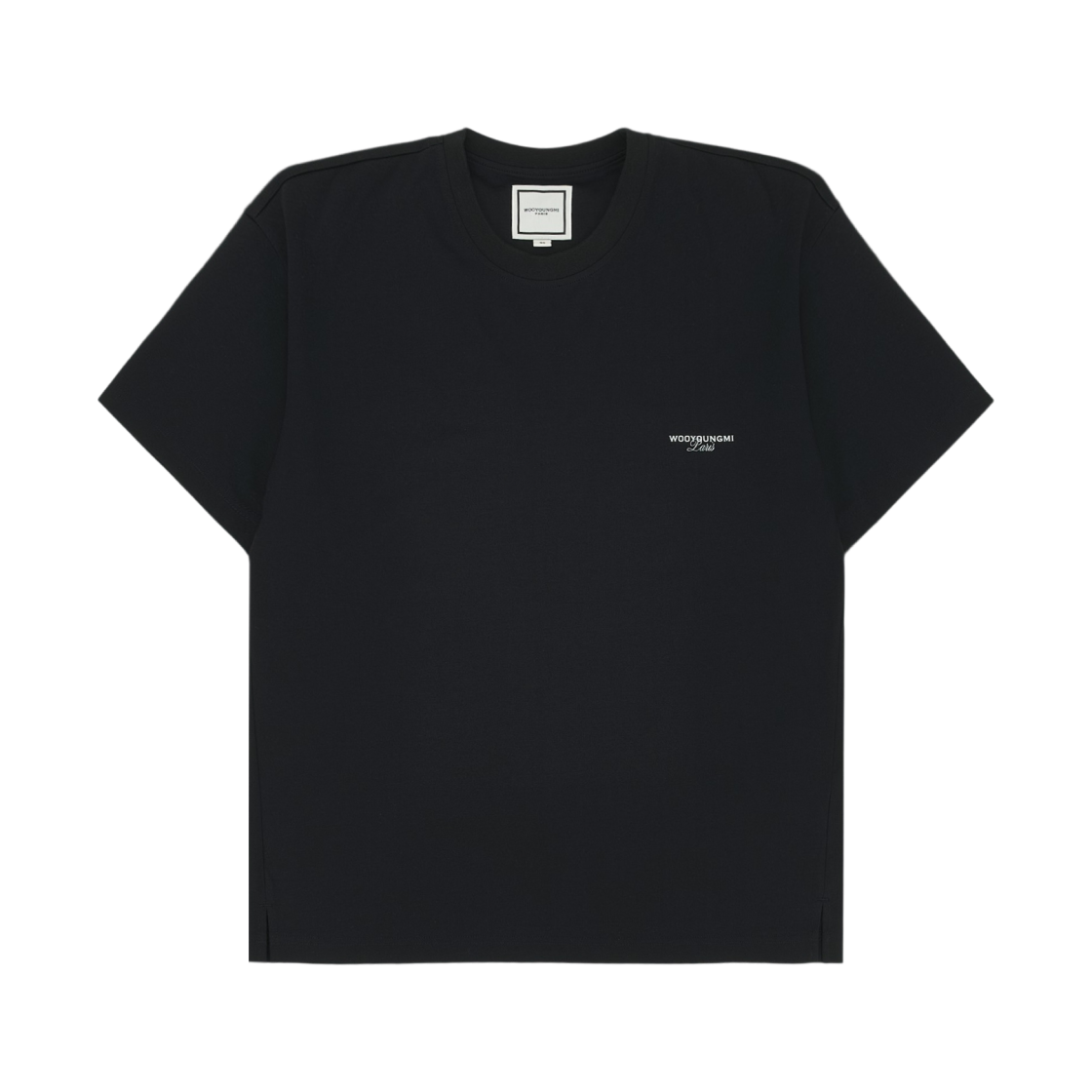 우영미 트레인 스테이션 그래픽 티셔츠 블랙 - 26FW(Wooyoungmi Train Station Graphic T-Shirt Black - 26FW) - 2