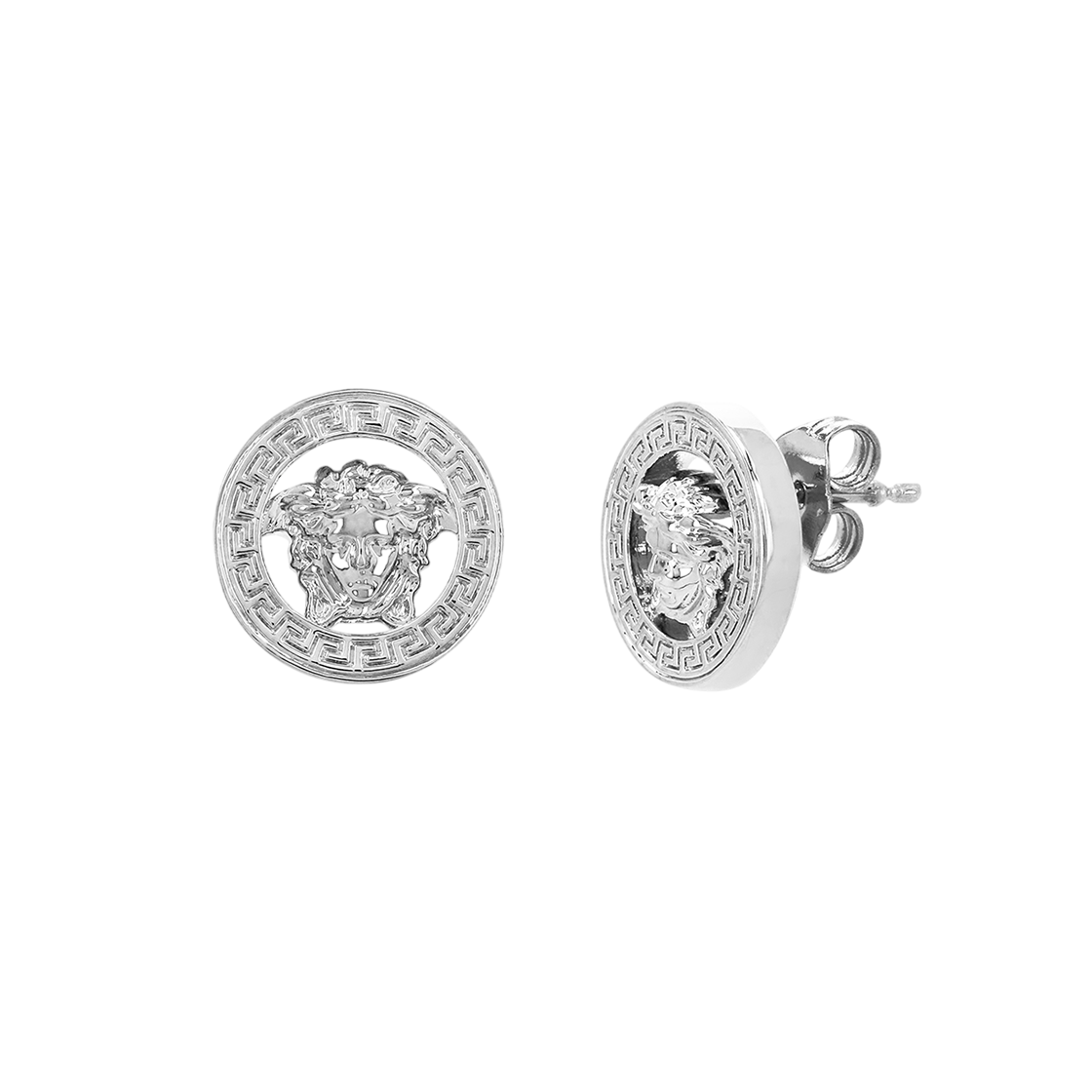 1018955 1A00620 3J030 [25% 쿠폰] Versace Medusa '95 Stud Earrings Silver