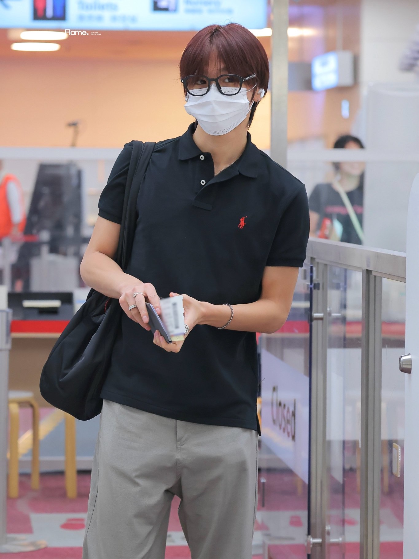 [10% 적립] Polo Ralph Lauren Custom Slim Fit Mesh Polo Shirt Polo Black - 26FW 착용 스타일 - 1