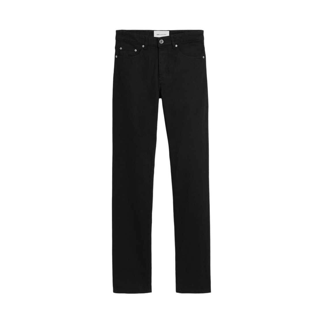 아미 블랙 클래식 핏 코튼 진 블랙(AMI Black Classic Fit Cotton Jeans Black) - 1
