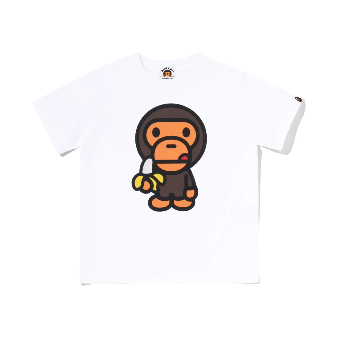 - (Kids) BAPE Baby Milo Banana T-Shirt White
