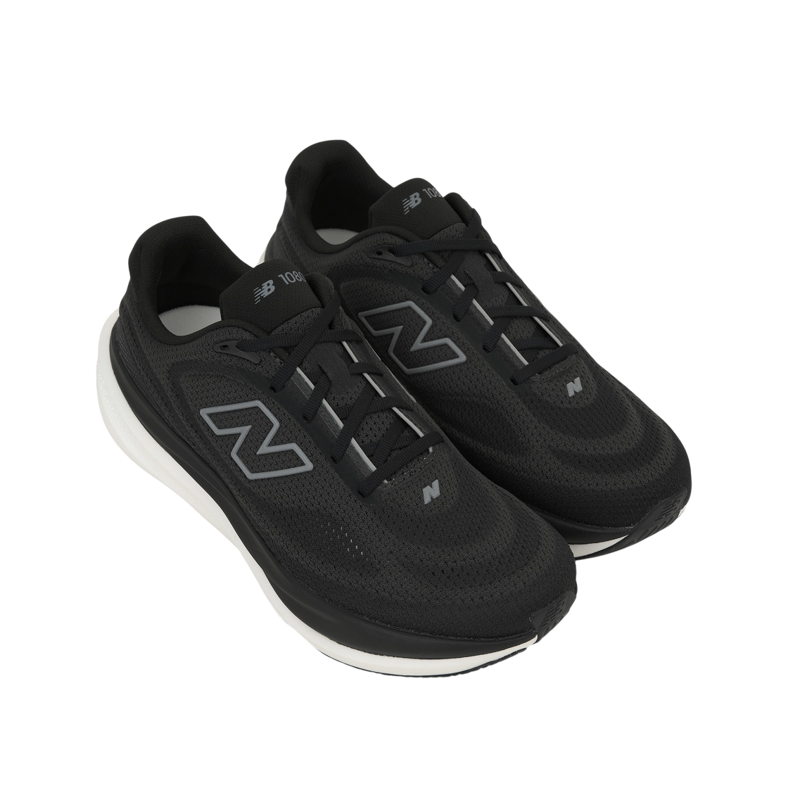 뉴발란스 1080v15 블랙 슬레이트 그레이 - 2E 와이드(New Balance 1080v15 Black Slate Grey - 2E Wide) - 4