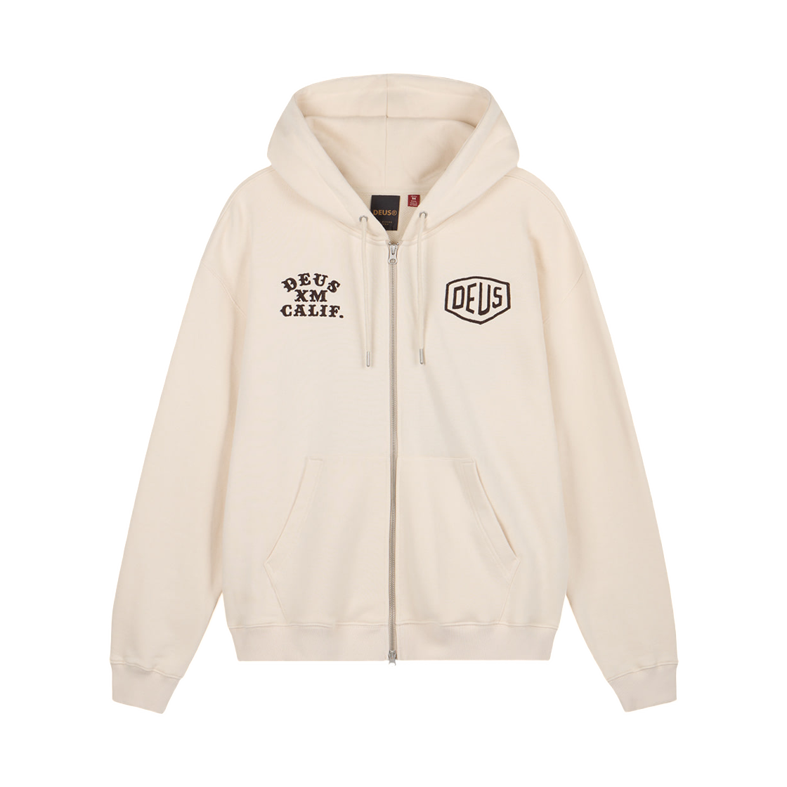 데우스 엑스 마키나 퀵 스트라이크 집 후드 아이보리(Deus Ex Machina Quick Strike Zip Hoodie Ivory) - 2