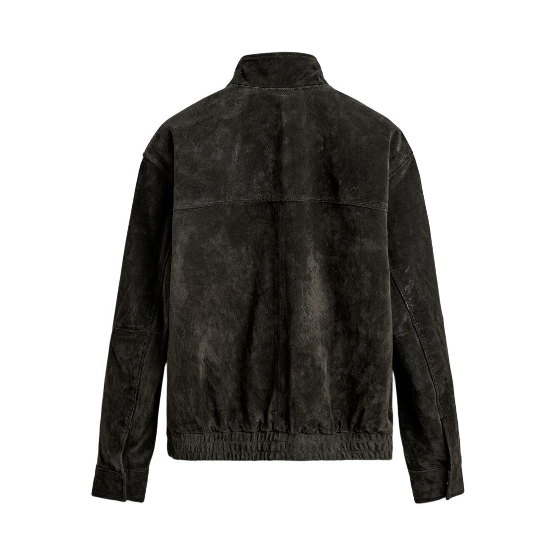 자라 스웨이드 레더 자켓 다크 보틀 그린(Zara Suede Leather Jacket Dark Bottle Green) - 2