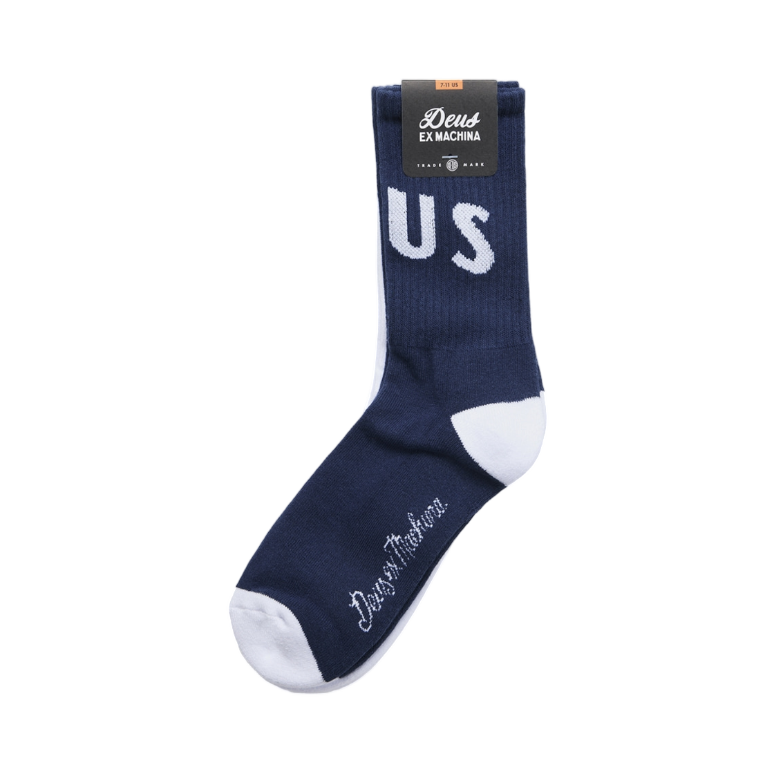 데우스 엑스 마키나 레인저 삭스 트윈 팩 네이비 화이트(Deus Ex Machina Ranger Socks Twin Pack Navy White) - 2