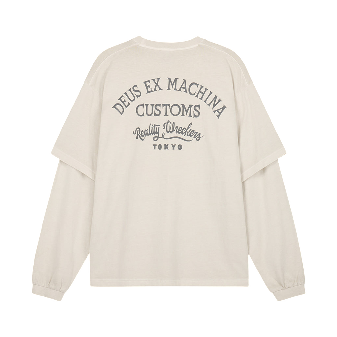 데우스 엑스 마키나 마스던 레이어드 롱슬리브 티셔츠 베이지(Deus Ex Machina Marsden Layered L/S T-Shirt Beige) - 2