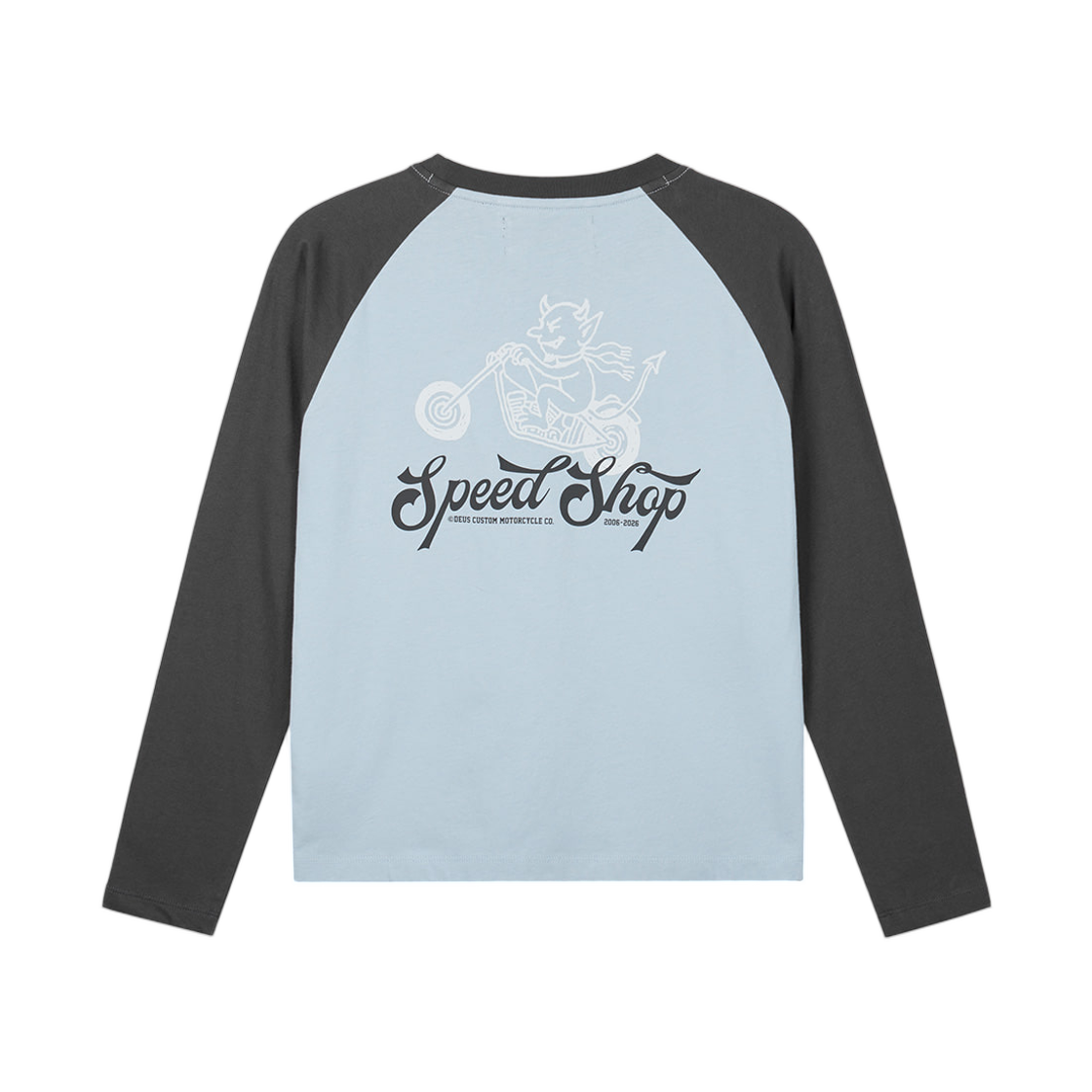 (W) 데우스 엑스 마키나 조이라이드 롱슬리브 티셔츠 스카이 블루((W) Deus Ex Machina Joyride L/S T-Shirt Sky Blue) - 2