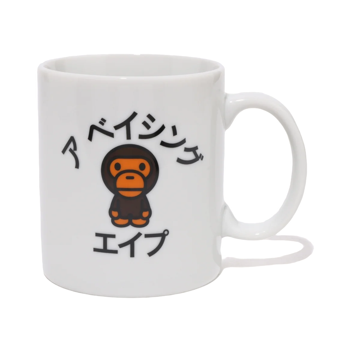 베이프 베이비 마일로 카타카나 머그 화이트(BAPE Baby Milo Katakana Mug White) - 1