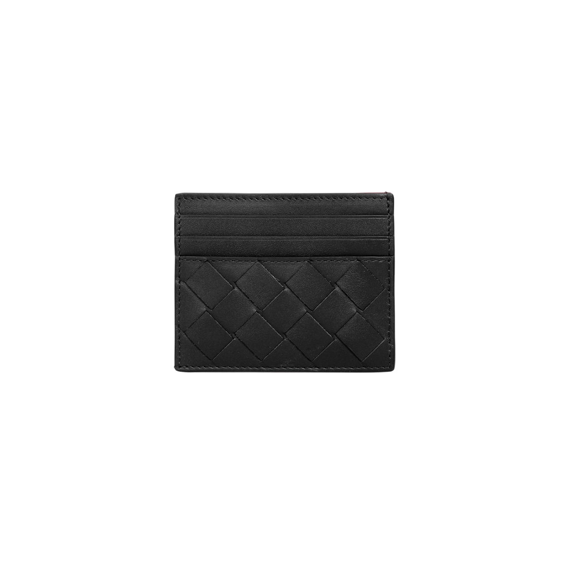 [25% 쿠폰] 보테가 베네타 인트레치아토 카드 케이스 블랙([25% 쿠폰] Bottega Veneta Intrecciato Card Case Black)