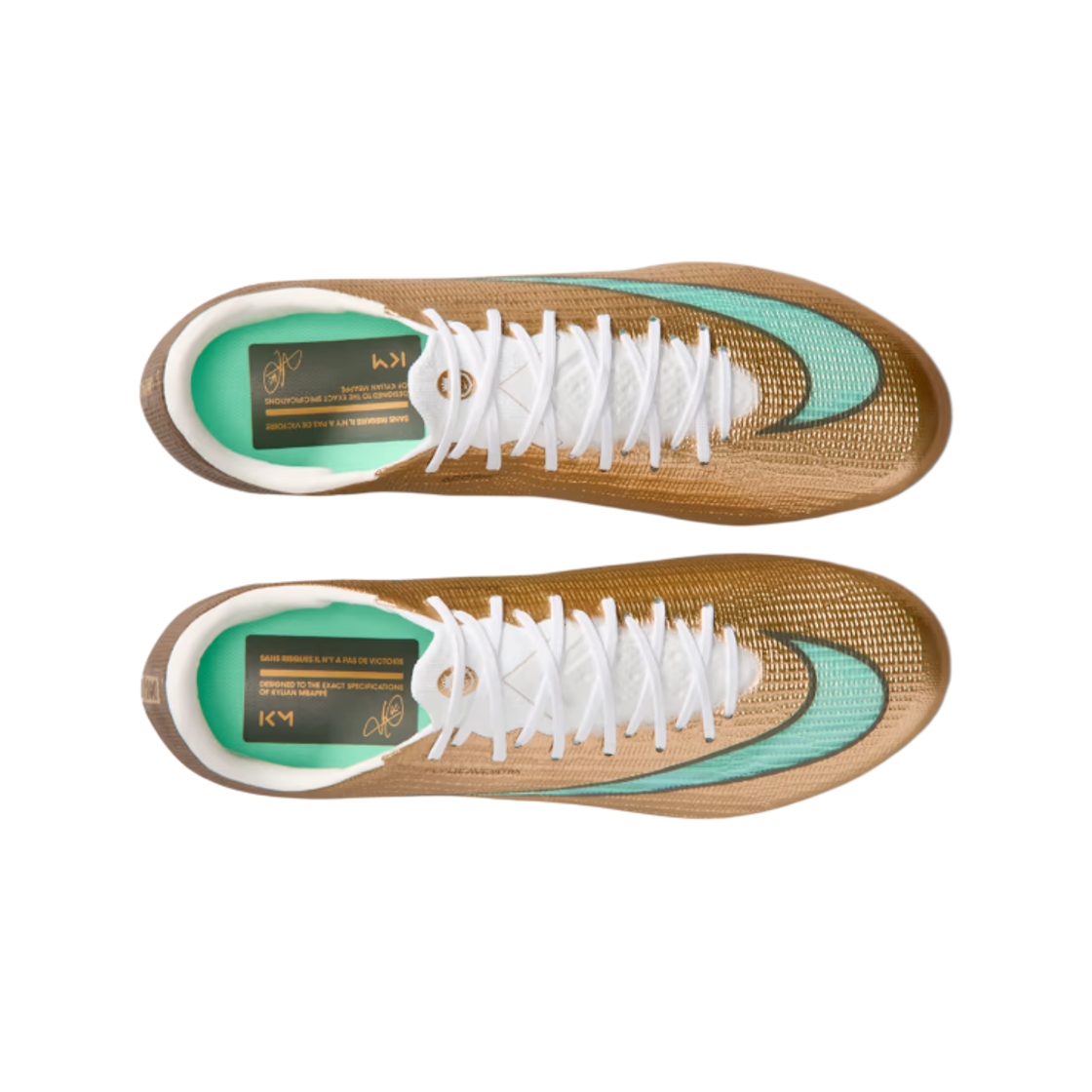 나이키 줌 슈퍼플라이 11 옐리트 AG 프로 KM 메탈릭 골드 그린 글로우(Nike Zoom Superfly 11 Elite AG Pro KM Metallic Gold Green Glow) - 2