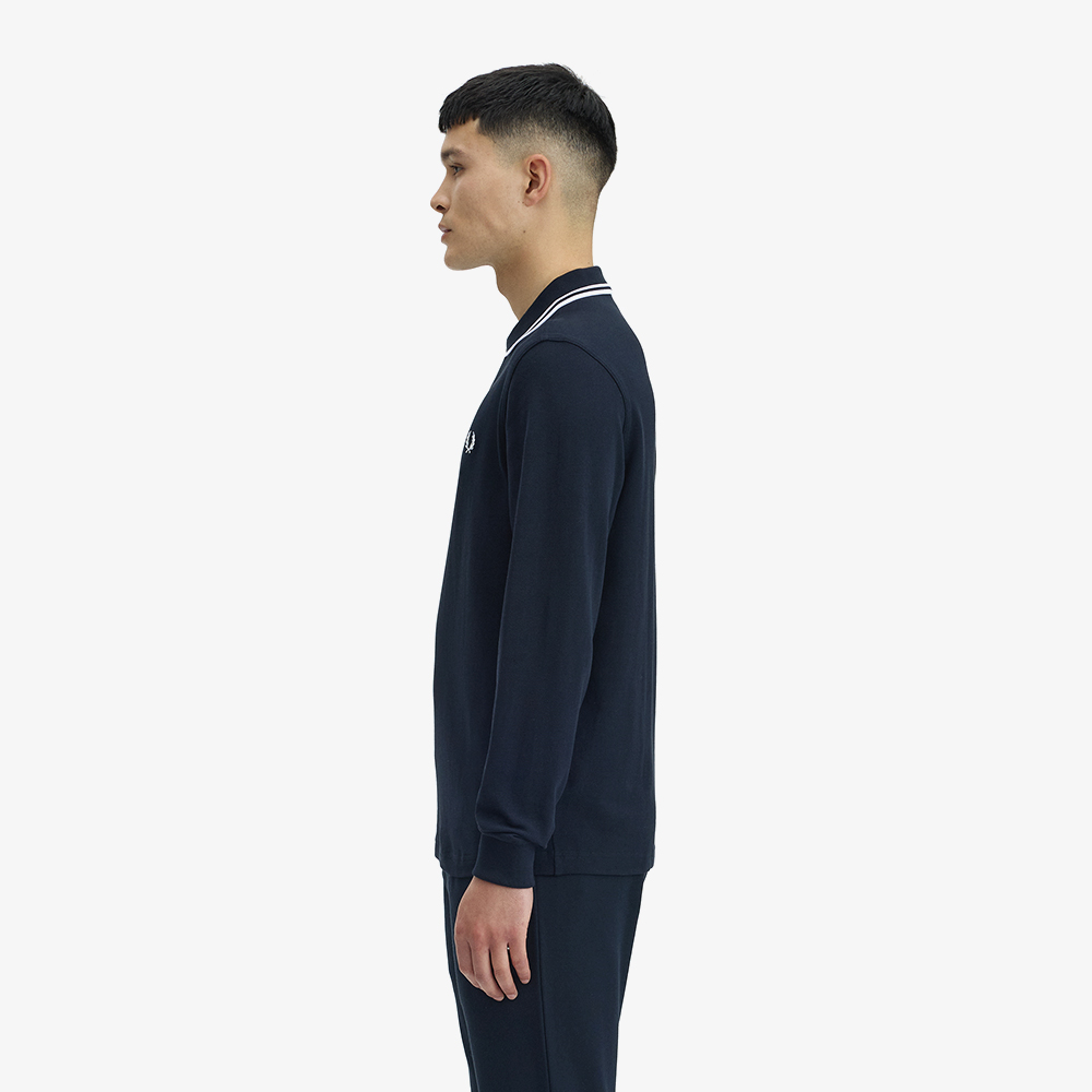 프레드페리 M3636 롱슬리브 트윈 팁 프레드페리 셔츠 네이비 화이트(Fred Perry M3636 L/S Twin Tipped FP Shirt Navy White) - 2