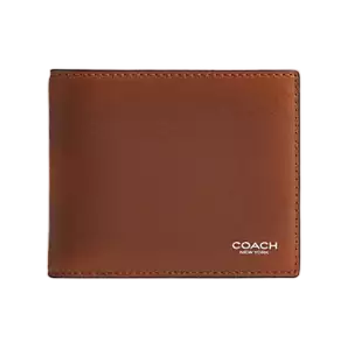 CEF71-Z1Q Coach 3-In-1 Wallet in Loved Leather Saddle Burnt Sienna