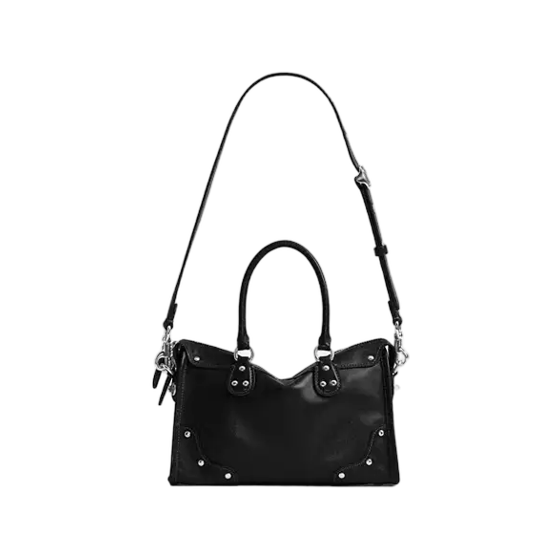 코치 라이더 사첼 백 24 실버 블랙(Coach Rhyder Satchel Bag 24 Silver Black) - 3