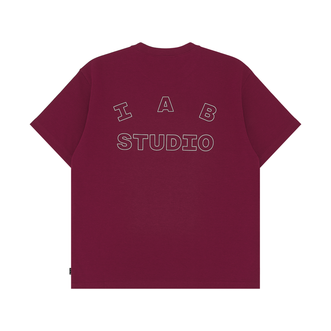 아이앱 스튜디오 댄싱 본 티셔츠 버건디(IAB Studio Dancing Bone T-Shirt Burgundy) - 2