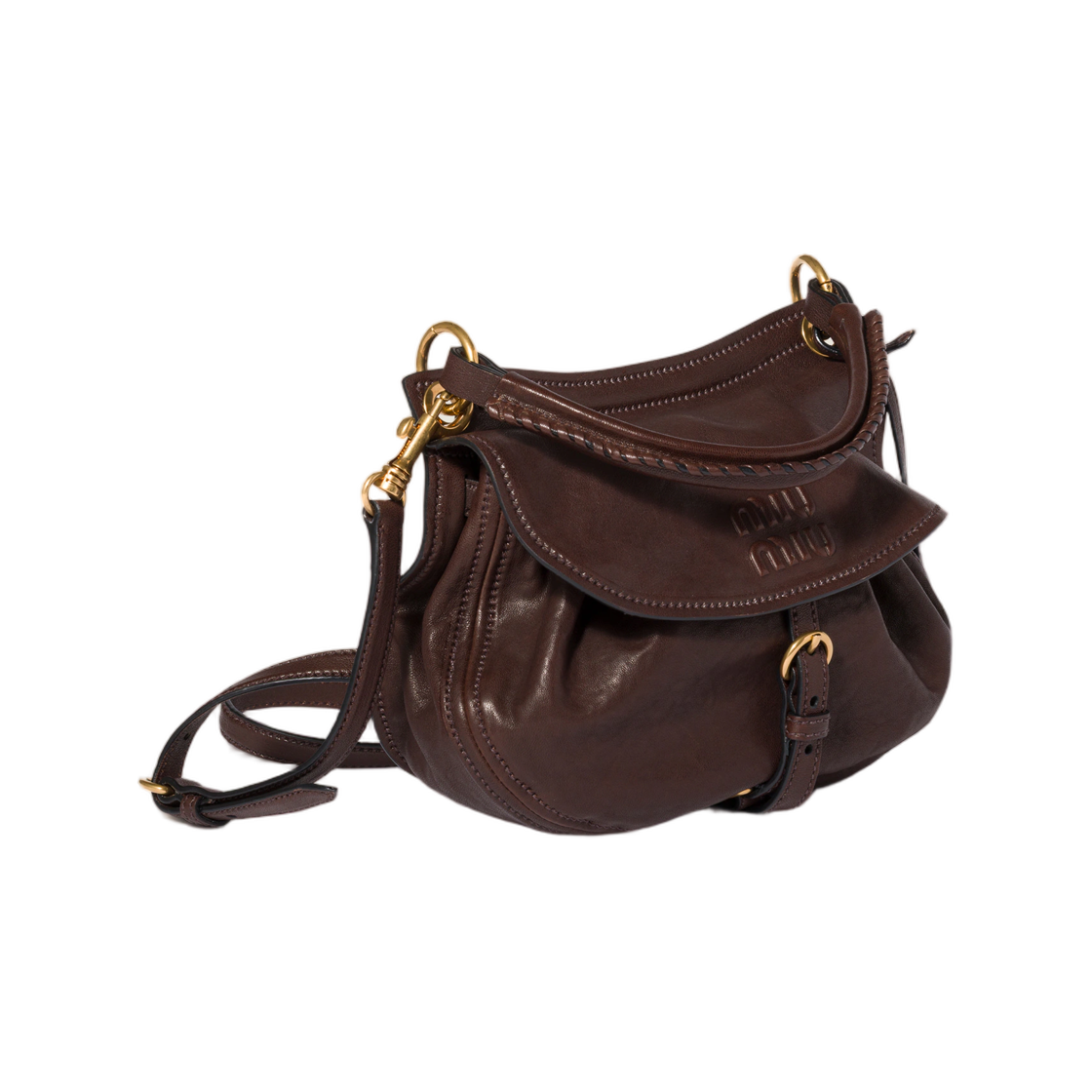 미우 미우 랑데부 나파 레더 백 브라이어우드(Miu Miu Rendez-Vous Nappa Leather Bag Briarwood) - 2