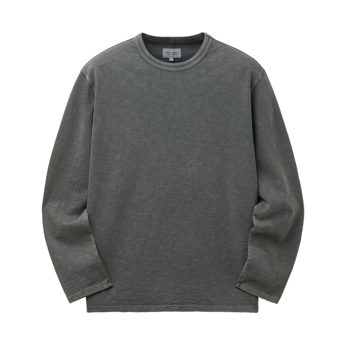 SATAA26301KHX Series Slub-Washed Long-Sleeve T-Shirt Khaki