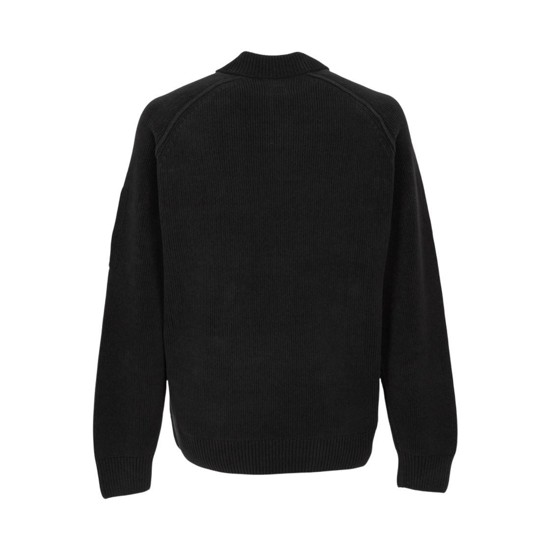 [25% 쿠폰] C.P. 컴퍼니 셔닐 코튼 폴로 니트 블랙 - 26FW([25% 쿠폰] C.P. Company Chenille Cotton Polo Knit Black - 26FW) - 3