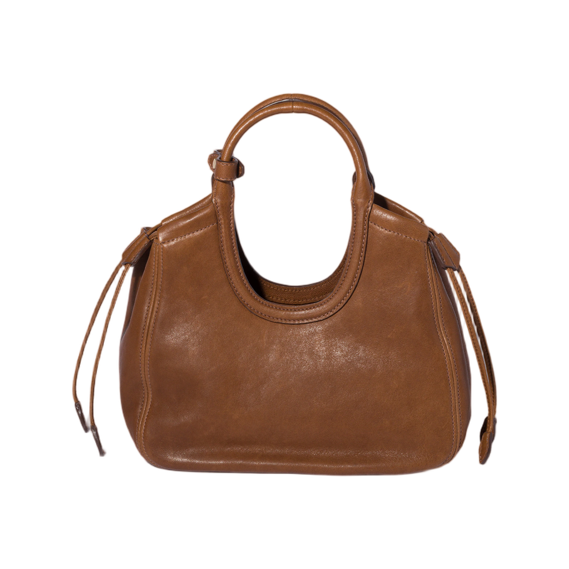 미우 미우 아이비 나파 레더 토트백 오크(Miu Miu Ivy Nappa Leather Tote Bag Oak) - 3
