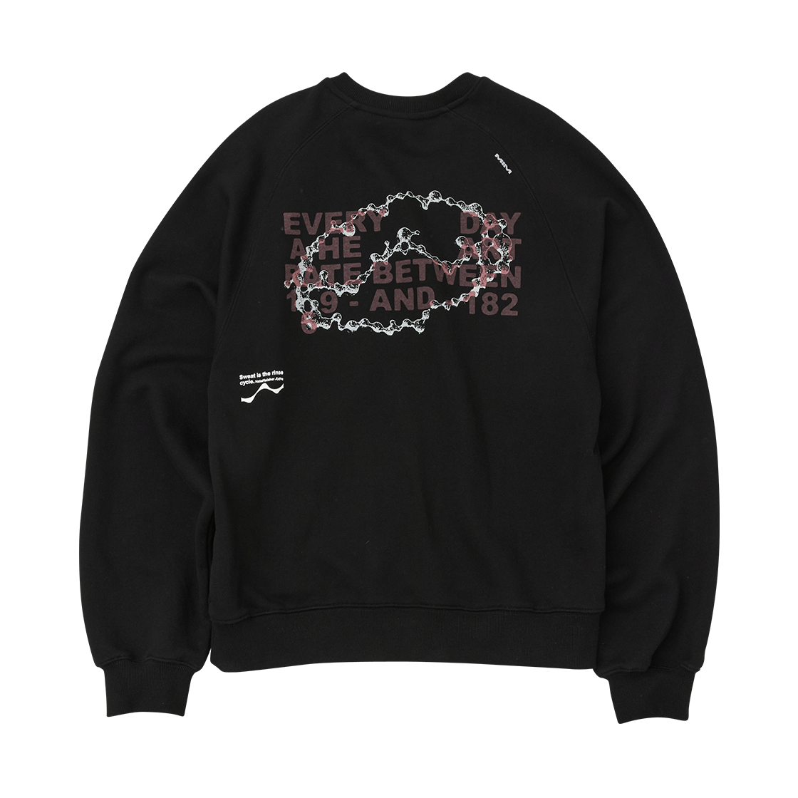 엠아이엠 오일 드롭렛 스웨트셔츠_블랙(MIM Oil Droplet Sweatshirt_Black)
