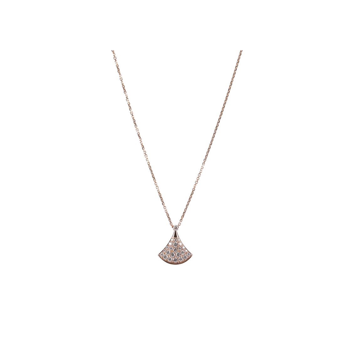 ITNOJ6RIFBFQ Bulgari Divas Dream Necklace 18K Rose Gold & Diamond