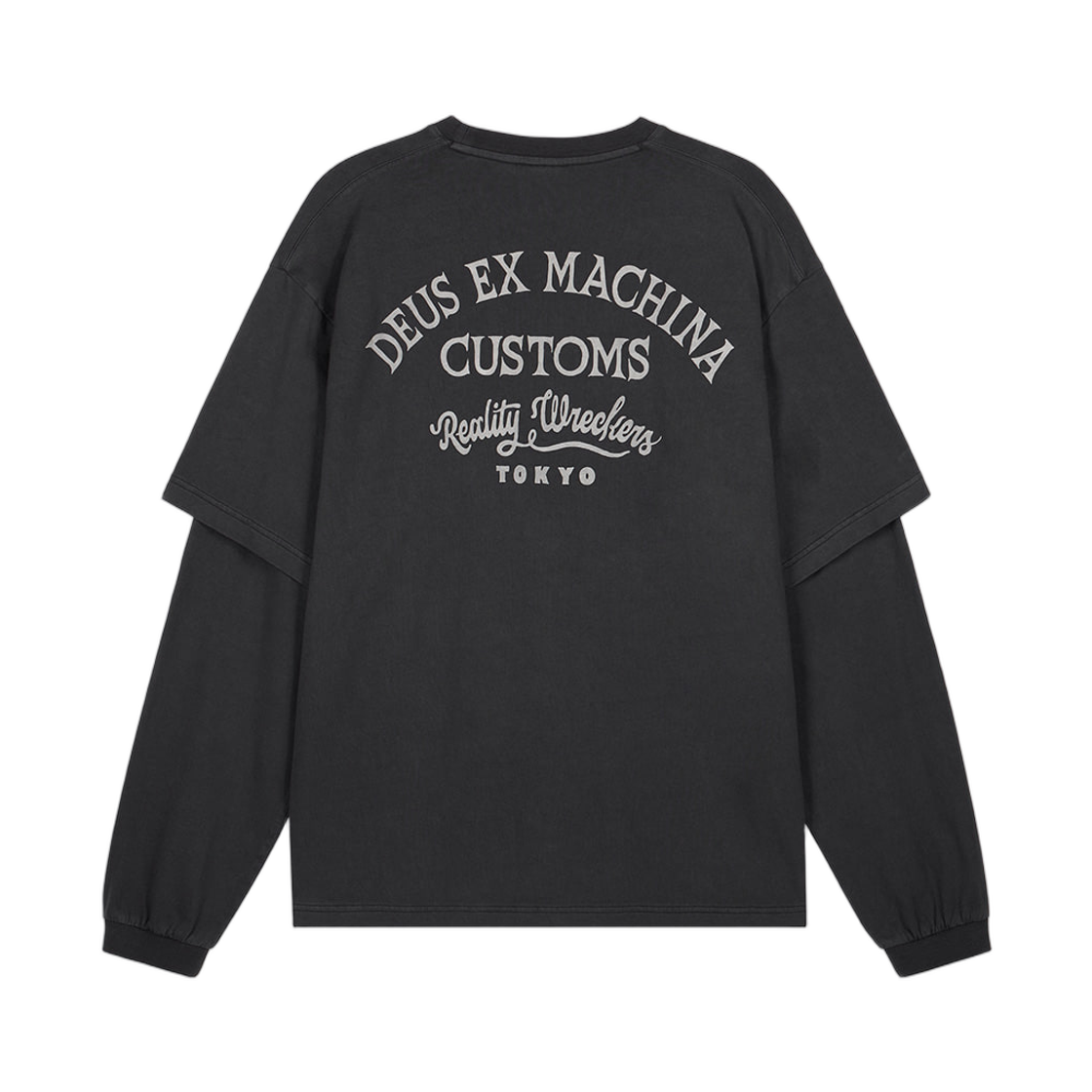 데우스 엑스 마키나 마스던 레이어드 롱슬리브 티셔츠 블랙(Deus Ex Machina Marsden Layered L/S T-Shirt Black) - 2