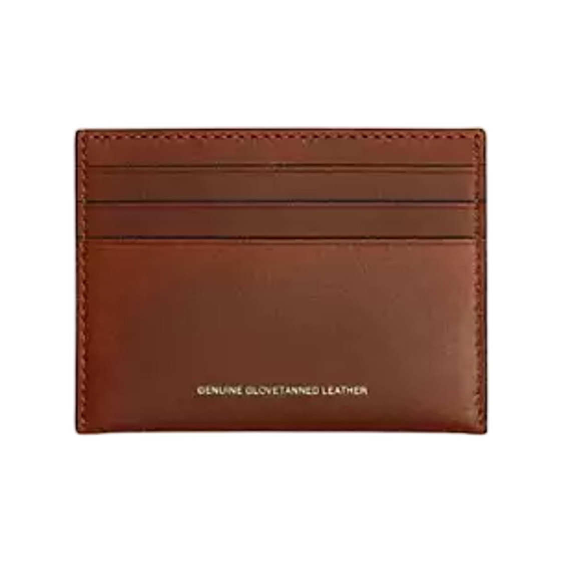 코치 카드 케이스 러브드 레더 새들 번트 시에나(Coach Card Case in Loved Leather Saddle Burnt Sienna) - 2