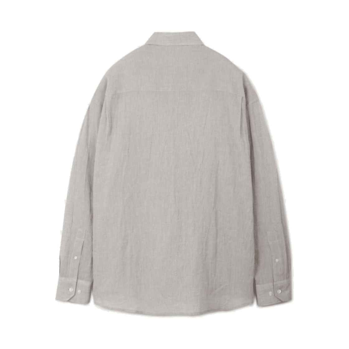 24/7 시리즈 오버사이즈 크리즈 린넨 셔츠 JAPAN FABRIC 베이지(24/7 series Oversized Crease Linen Shirts JAPAN FABRIC Beige) - 2