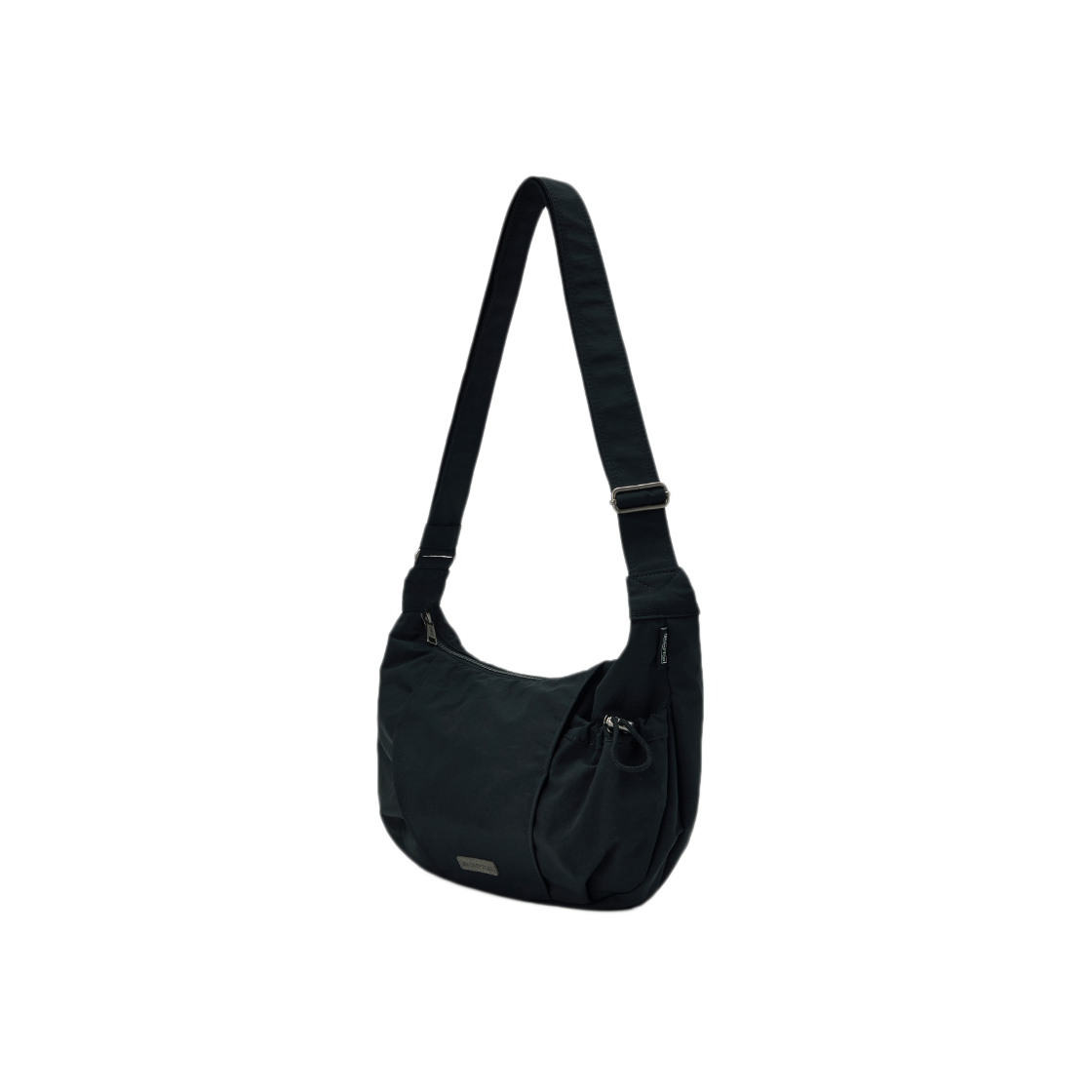 브롬톤 런던 사이드 컷 디테일 호보백 블랙(BROMPTON LONDON Side Cut Detail Hobo Bag Black) - 3