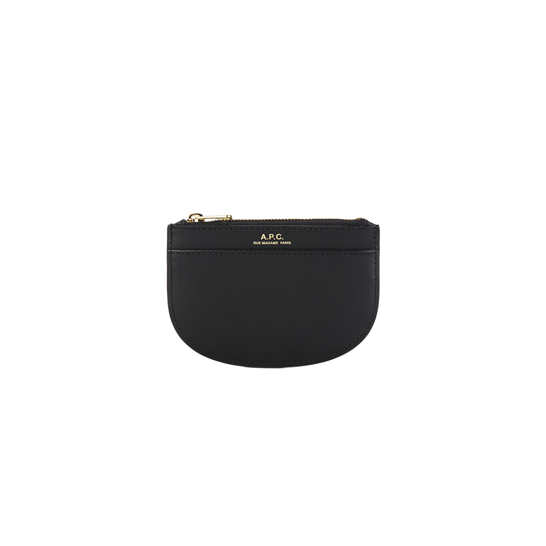PXAWV F63439 LZZ BLACK [25% 쿠폰] A.P.C. Demi-Lune New Coin Purse Black