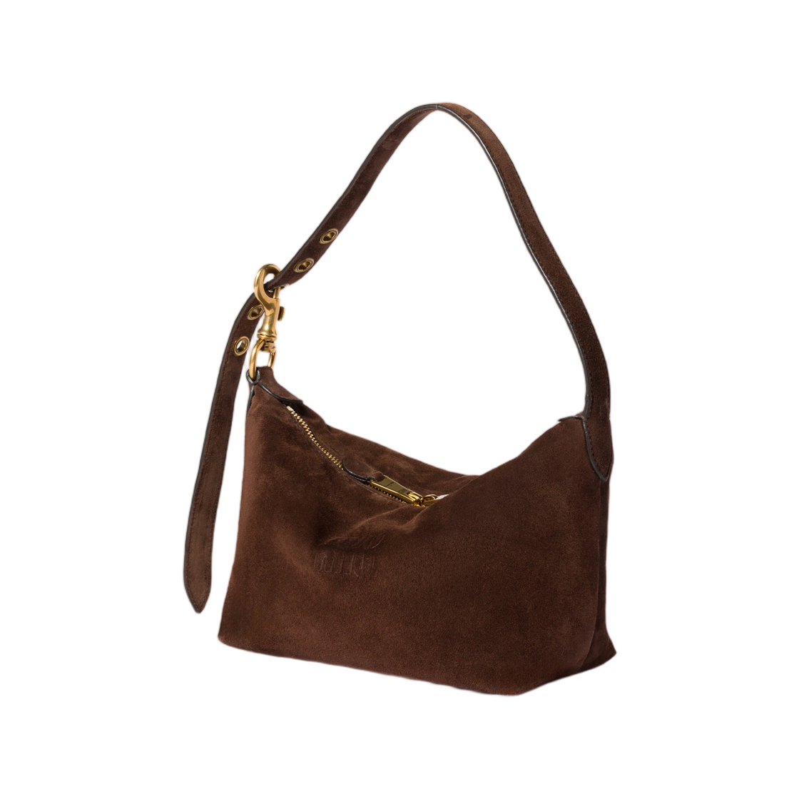 미우 미우 스피릿 스웨이드 백 다크 브라운(Miu Miu Spirit Suede Bag Dark Brown) - 2