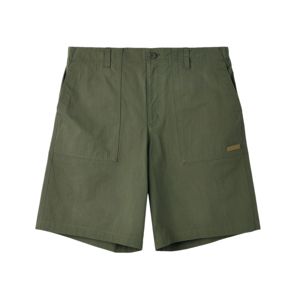 P262MHP135055 BROMPTON LONDON Fatigue Shorts Khaki