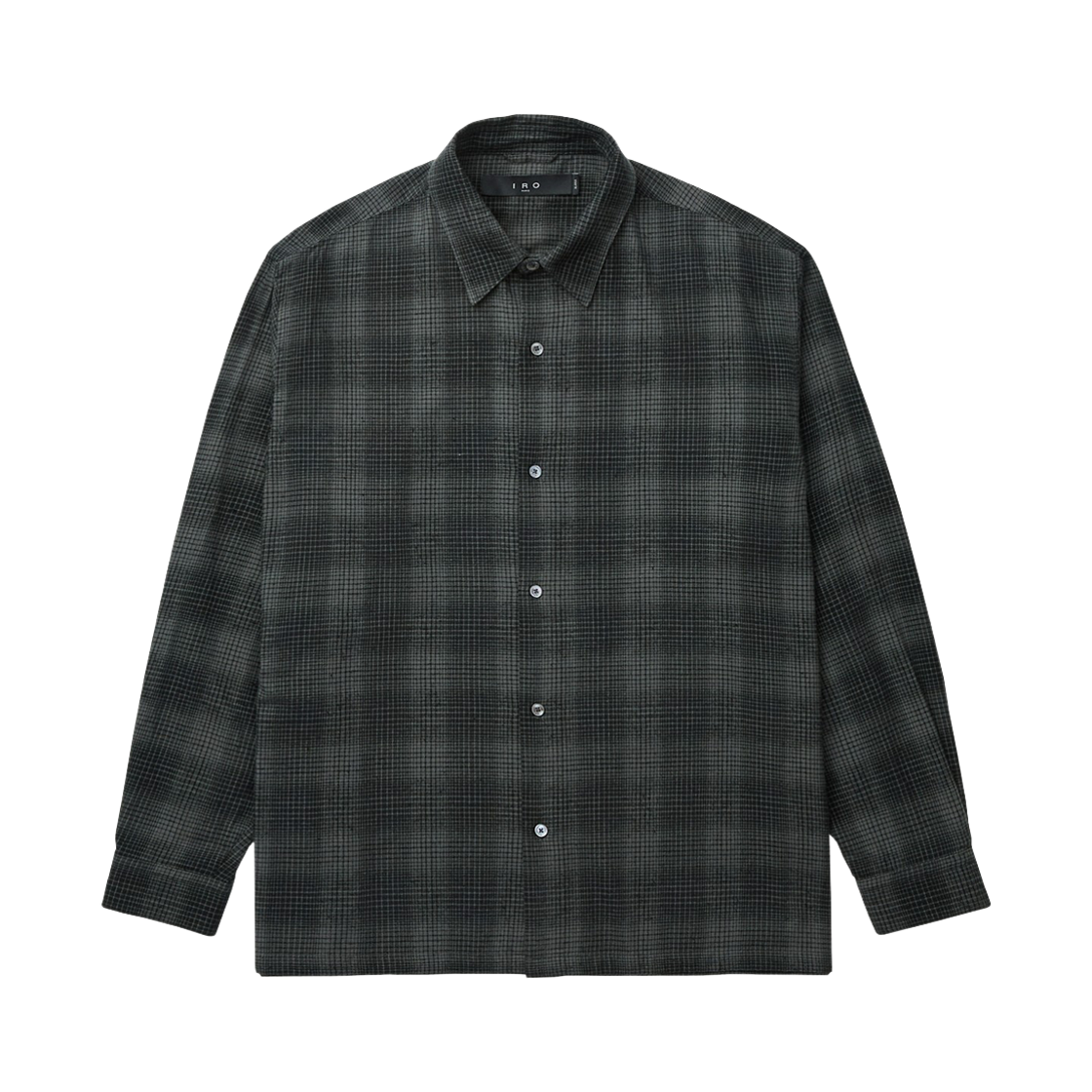 이로 트람 블리치 체크 셔츠 블랙(Iro Trame Bleached Check Shirt Black)