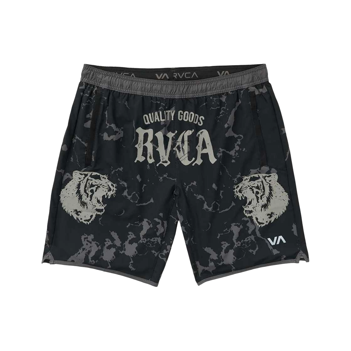 루카 남성 YOGGER STRETCH CONTRAST 17인치 스포츠 쇼츠 (VG31WK008BL2)(RVCA Men's Yogger Stretch Contrast 17-Inch Sport Shorts (VG31WK008BL2)) - 1