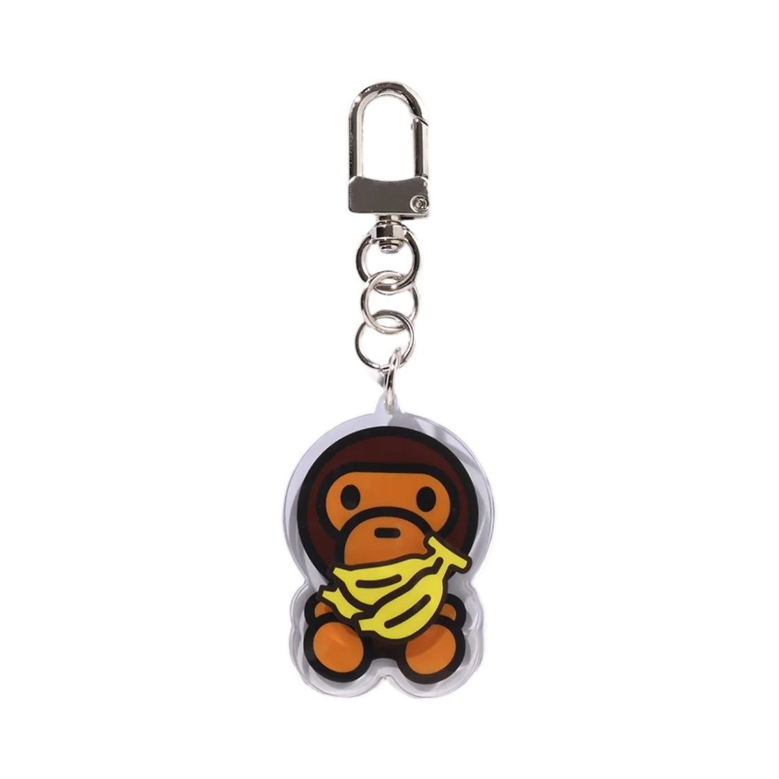 - BAPE Baby Milo Banana Acrylic Keychain Clear