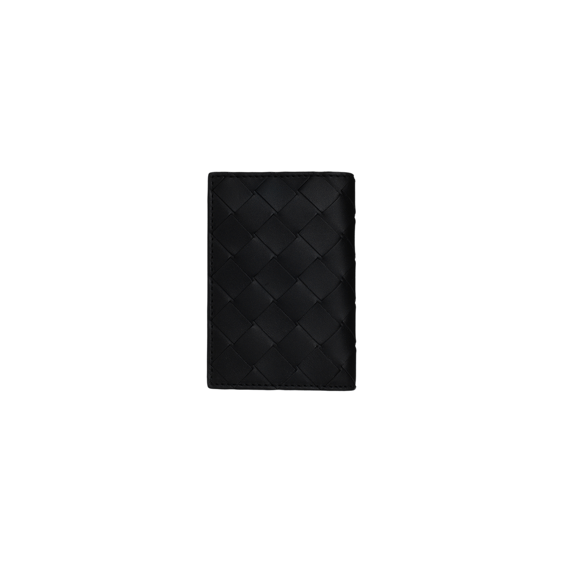 [25% 쿠폰] 보테가 베네타 플랩 카드 케이스 블랙([25% 쿠폰] Bottega Veneta Flap Card Case Black) - 1