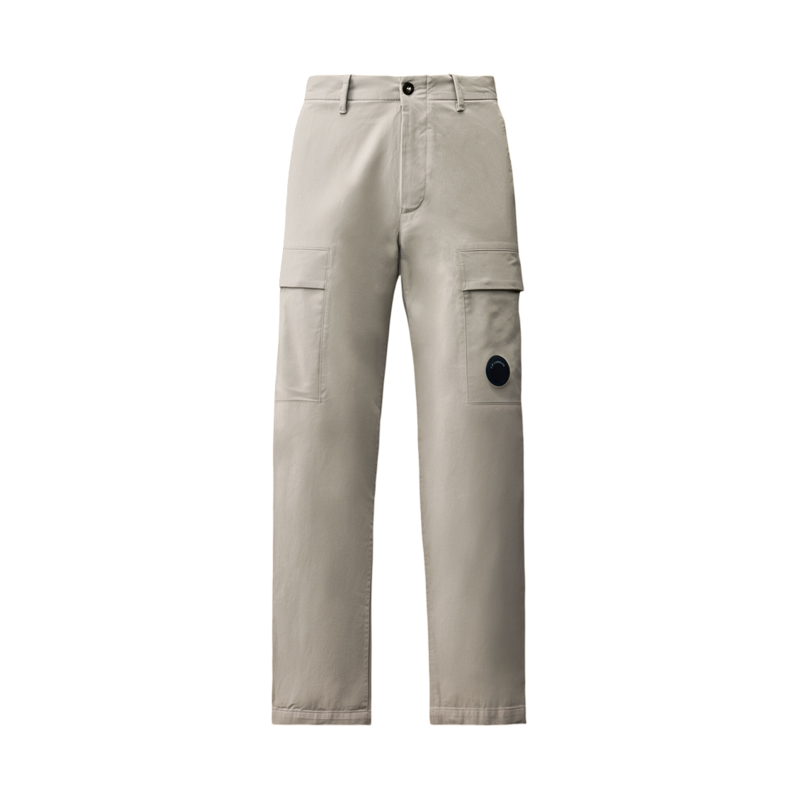 21CMPA090A005529G936 C.P. Company Stretch Sateen Regular Cargo Pants Flint Grey - 26FW