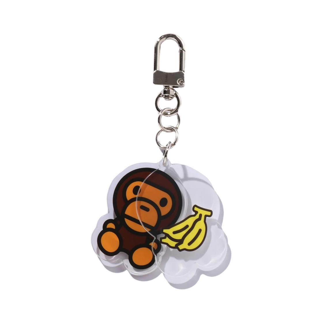 베이프 베이비 마일로 바나나 아크릴 키체인 클리어(BAPE Baby Milo Banana Acrylic Keychain Clear) - 2