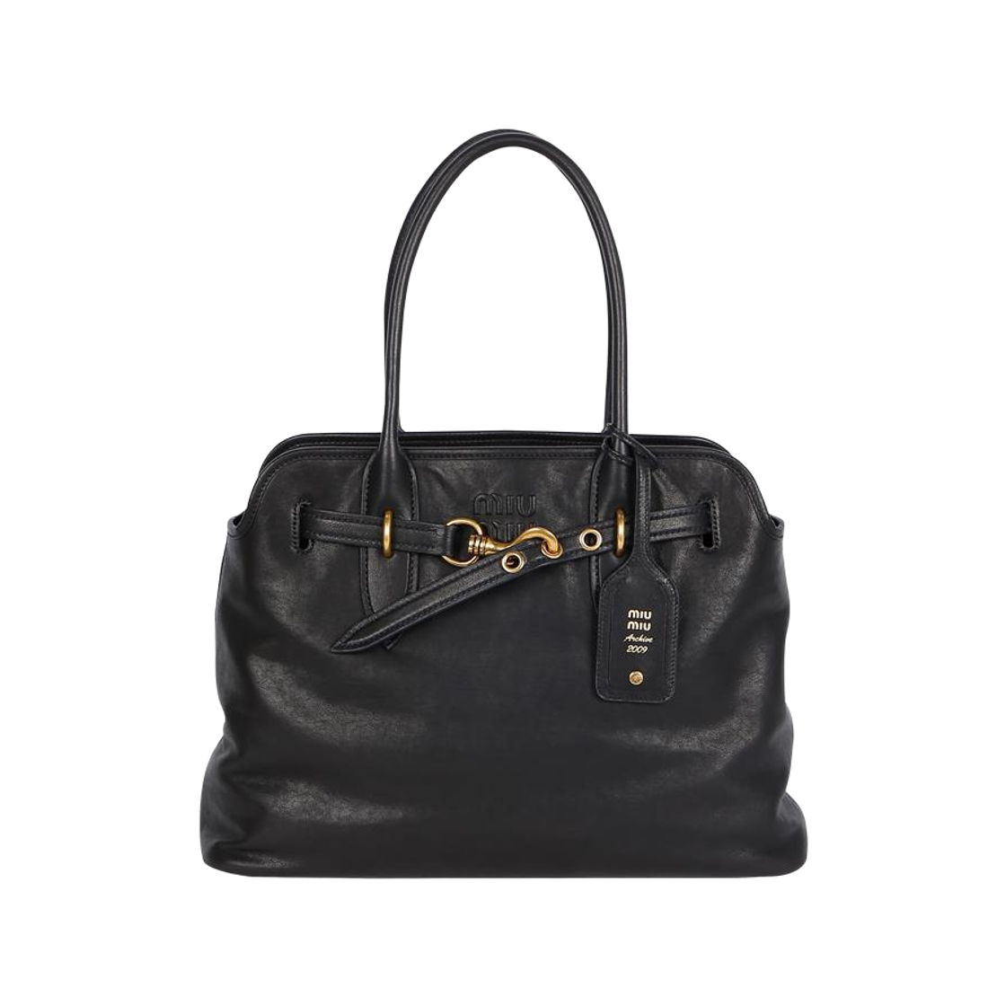 5BG291 2BBL F0002 [20% 쿠폰] Miu Miu Aventure Nappa Leather Bag Black