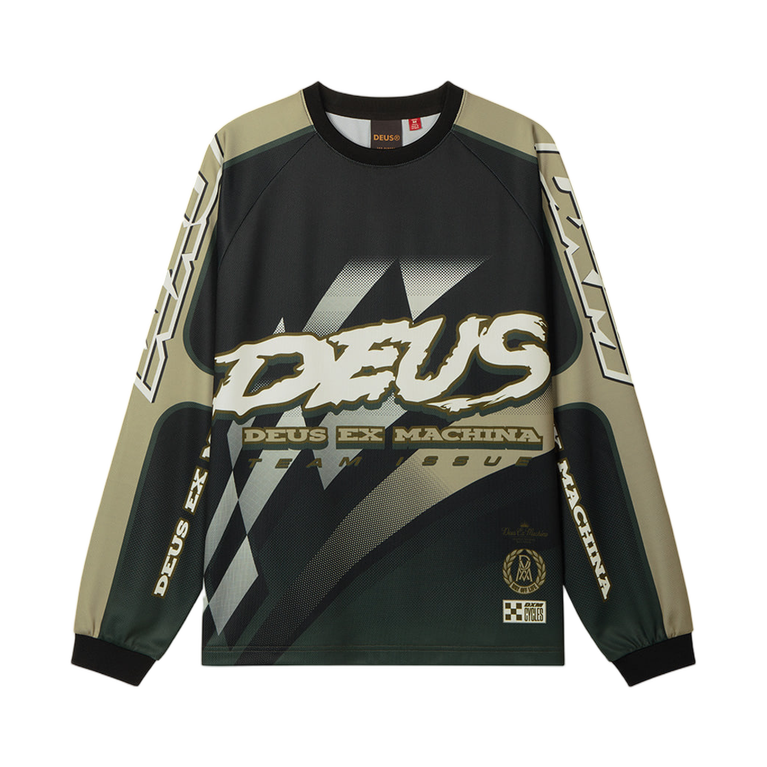 - Deus Ex Machina Highside Moto Jersey Black