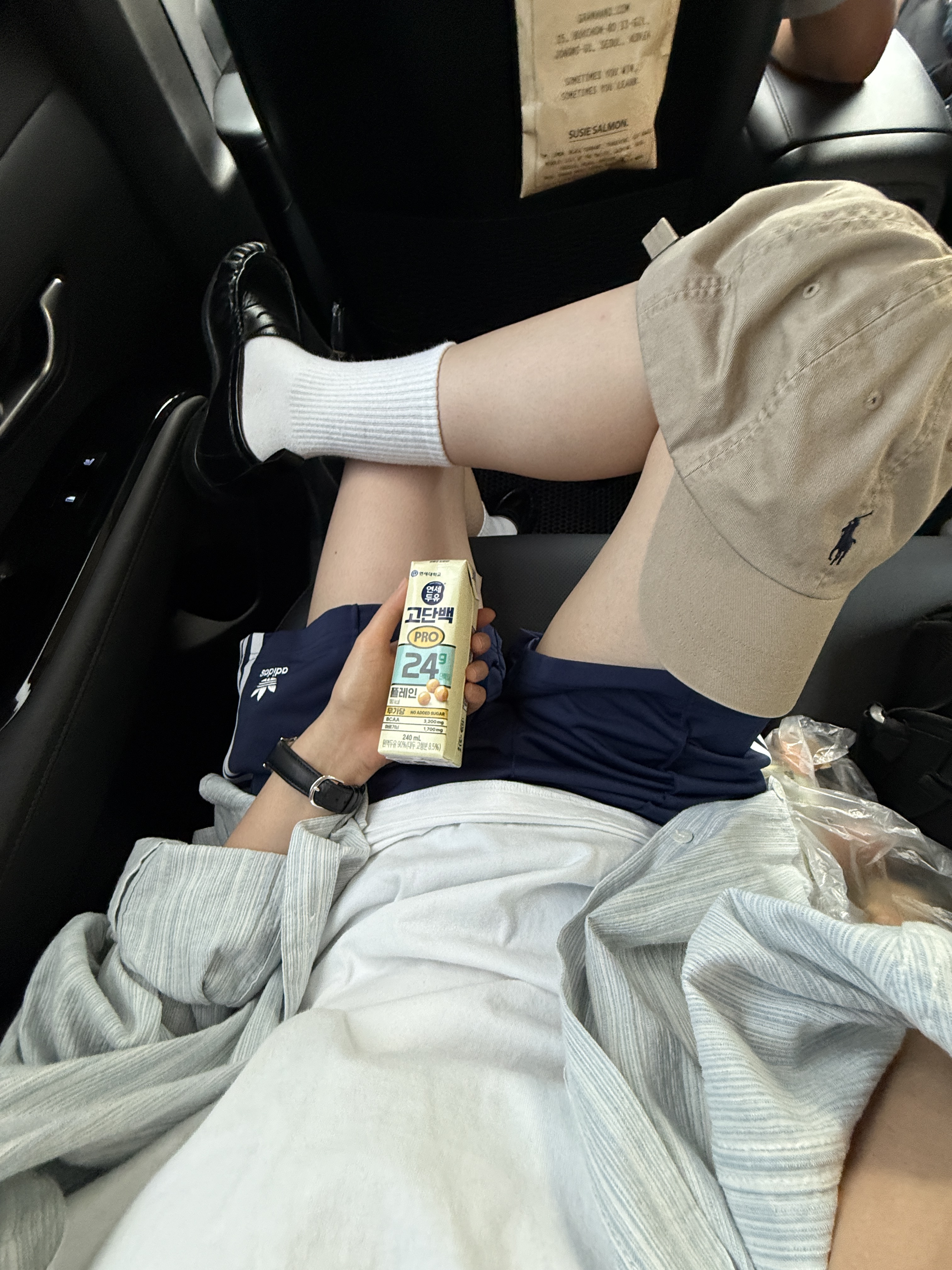(W) Adidas Firebird Shorts Dark Blue - KR Sizing 착용 스타일 - 4