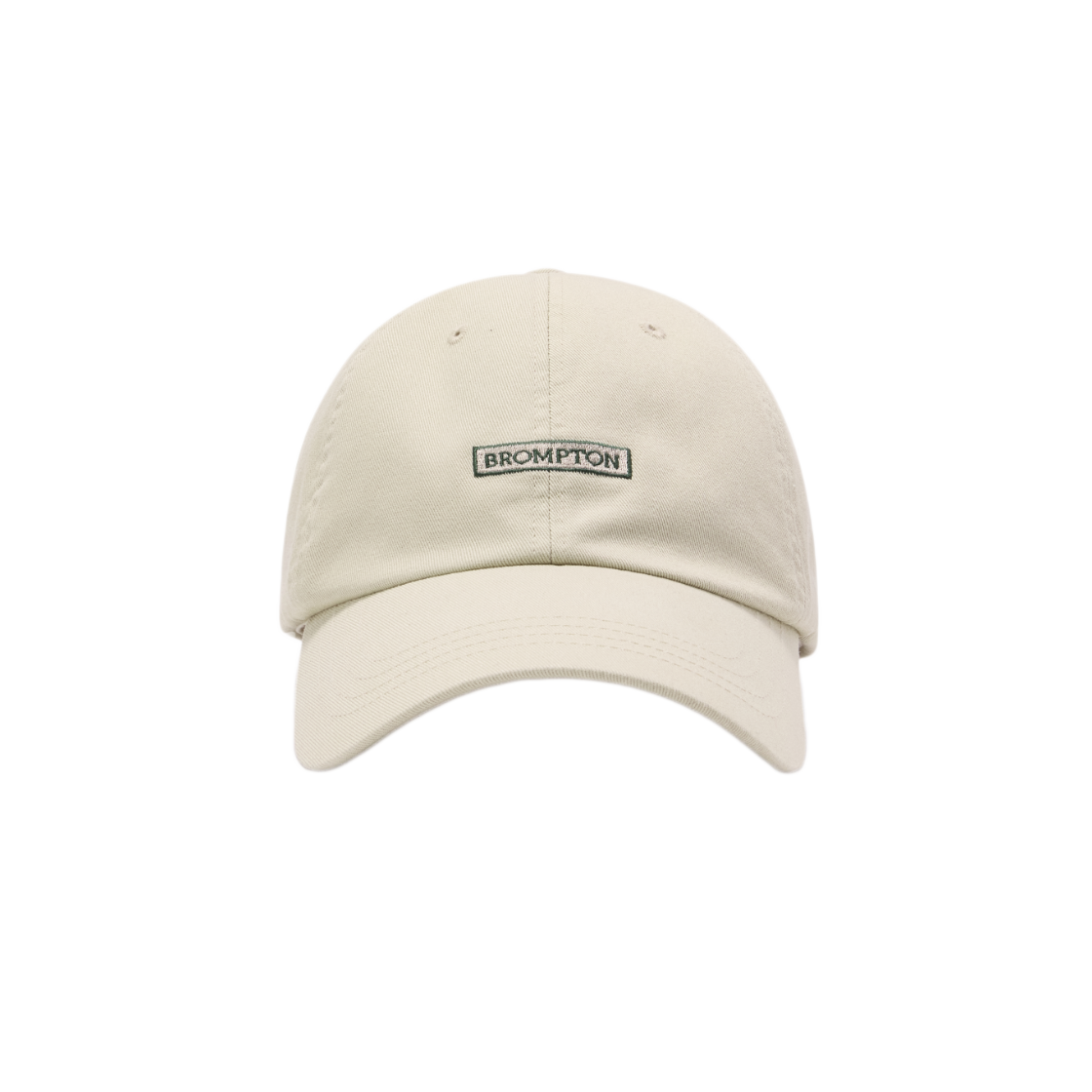 P265AHA106070 BROMPTON LONDON Cotton Twill Basic Ball Cap Beige