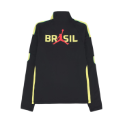 Jordan x CBF Brazil Strike Jordan Dri-FIT Soccer Knit Drill Top Black Yellow Pulse Infrared 23